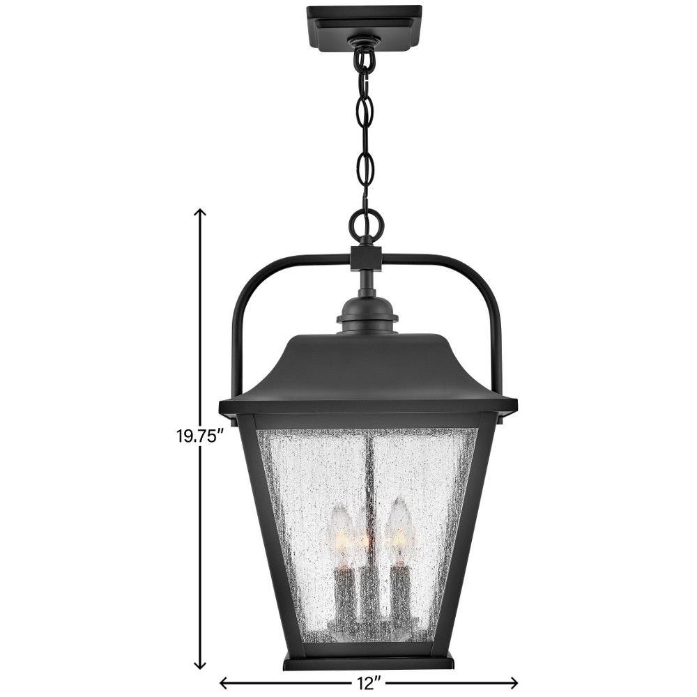 Hinkley Lighting - 10012BK - Kingston - 15W 3 LED Outdoor Medium ...
