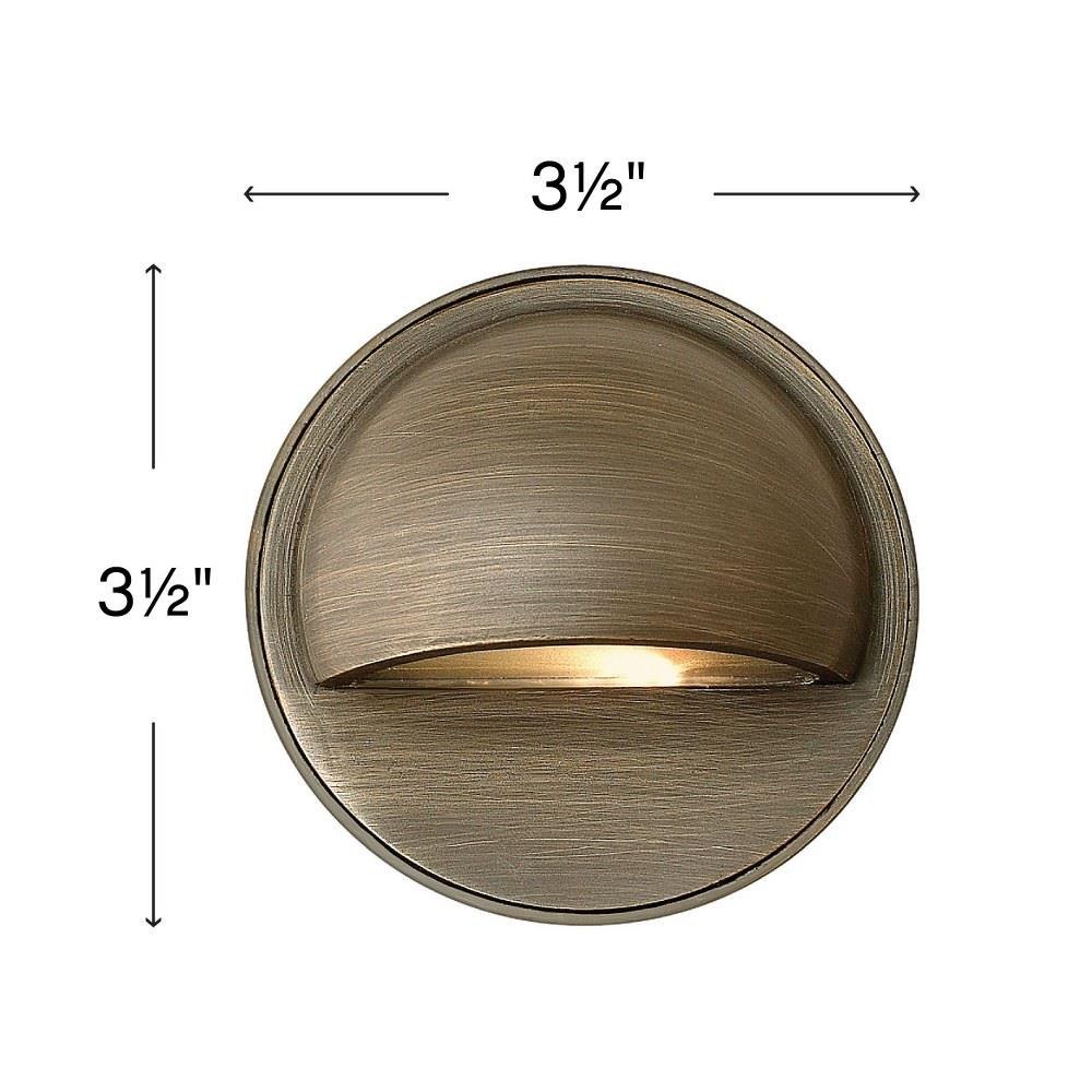 Hinkley Lighting - 16701 - Hardy Island - Low Voltage One Light Low Voltage  Well Lamp - 3.75 Inches Wide by 3.75 Inches High