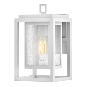 Republic - 8W 1 LED Small Outdoor Wall Lantern-12 Inches Tall and 7 Inches Wide - 1320124