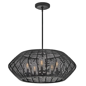 Luca - 25W 5 LED Medium Outdoor Chandelier In Coastal Style-10.75 Inches Tall and 28 Inches Wide - 1320125