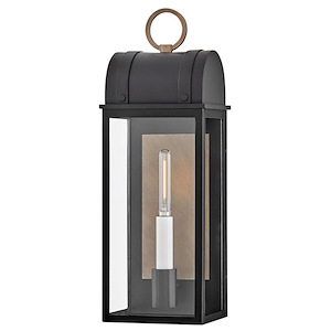 Campbell - 5W 1 LED Medium Outdoor Wall Lantern-16 Inches Tall and 6 Inches Wide - 1338725