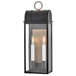 Campbell - 10W 2 LED Medium Outdoor Wall Lantern-21.75 Inches Tall and 7.75 Inches Wide - 1338728