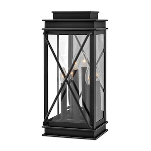 Montecito - 3 Light Large Outdoor Wall Mount Lantern in Transitional Style - 10 Inches Wide by 22 Inches High - 1054015