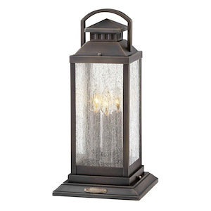 Revere - 3 Light Medium Outdoor Pier Mount in Traditional Style - 9.75 Inches Wide by 20.25 Inches High - 1024295