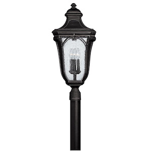 Trafalgar - 3 Light Large Outdoor Post Top or Pier Mount Lantern in Traditional Style - 12 Inches Wide by 27.5 Inches High - 755651