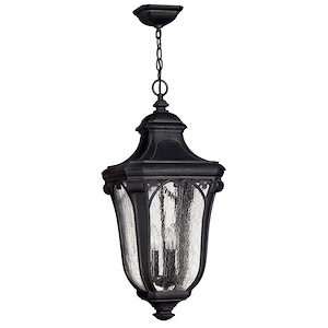 Trafalgar - 3 Light Large Outdoor Hanging Lantern in Traditional Style - 12 Inches Wide by 25 Inches High - 755650