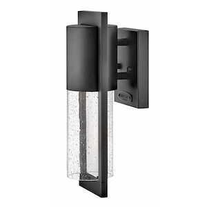 Shelter - 5.5W 1 LED Outdoor Wall Mount In Transitional and Modern Style-12 Inches Tall and 4.5 Inches Wide - 1149834