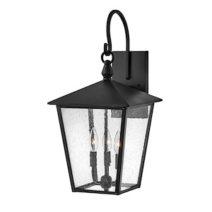 Huntersfield - 3 Light Large Outdoor Wall Lantern in Traditional Style - 11 Inches Wide by 23 Inches High - 1032815