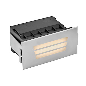 Sparta 6.25 x 3.25 x 3.5 Inch Small Landscaping Dash LED Louvered Brick Light - 1212789