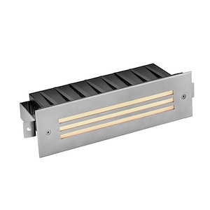 Sparta - 10 x 3 x 3.25 Inch Large Landscaping Dash LED Louvered Brick Light - 1212480