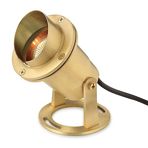 Low Voltage One Light Outdoor Spot Lamp - 5 Inches Wide by 4.5 Inches High - 1333590