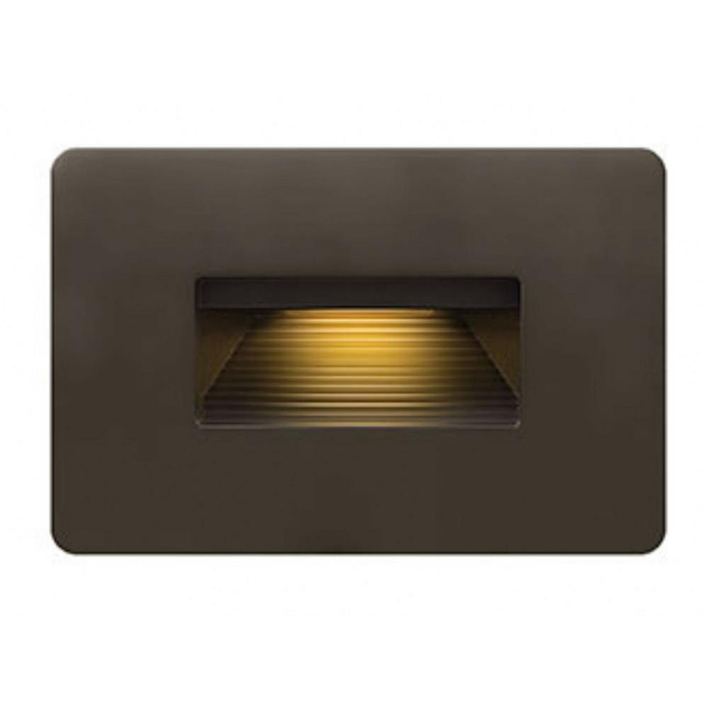 Hinkley-Lighting---15508BZ---Luna---12V-3.8W-LED -Horizontal-Step-Light---4.5-Inches-Wide-by-3-Inches-High