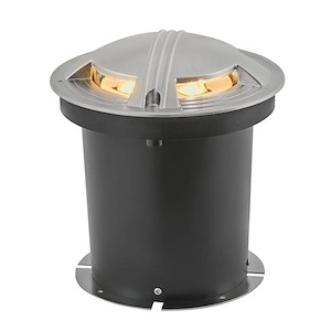 Sparta - 7 Inch Flare LED Round Quad-Directional Well Light - Stainless Steel Landscaping Indicator - 1212898