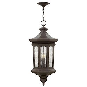 Raley - 4 Light Large Outdoor Hanging Lantern in Traditional Style - 11.75 Inches Wide by 27.5 Inches High - 758316