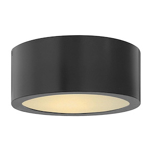 Luna - 8W LED Small Outdoor Flush Mount in Modern Style - 8 Inches Wide by 3.25 Inches High - 599926