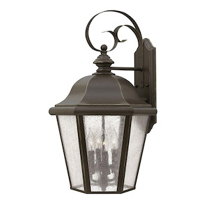 Edgewater - 4 Light Extra Large Outdoor Wall Lantern in Traditional Style - 15 Inches Wide by 25.5 Inches High - 758802