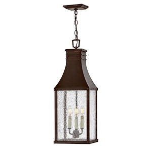 Beacon Hill - 3 Light Outdoor Hanging Lantern In Traditional Style-25.5 Inches Tall and 9 Inches Wide - 1146286