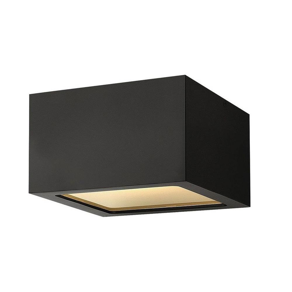 Hinkley Lighting 1765 Kube 8W LED Small Outdoor Flush Mount in Modern  Style Inches Wide by Inches High