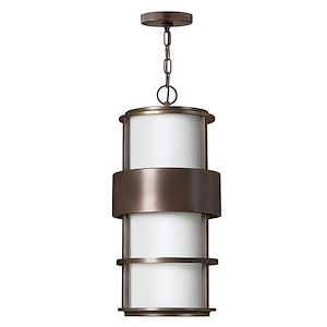 Saturn - 1 Light Large Outdoor Hanging Lantern in Modern Style - 10 Inches Wide by 21.25 Inches High - 758767