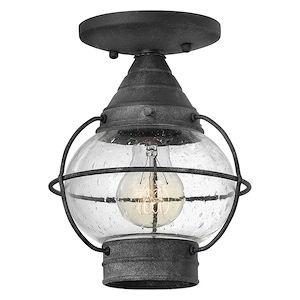 Cape Cod - 1 Light Small Outdoor Flush Mount in Traditional-Coastal Style - 7 Inches Wide by 9 Inches High - 759010
