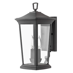 Bromley - 2 Light Small Outdoor Wall Lantern in Traditional Style - 8 Inches Wide by 15.5 Inches High - 759072