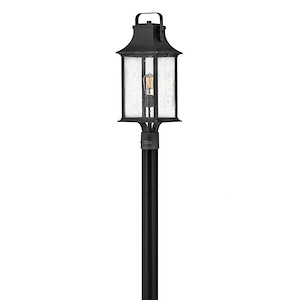 Freeport Coastal Elements LED 21 inch Oil Rubbed Bronze Outdoor Post Mount  Lantern, Low Voltage