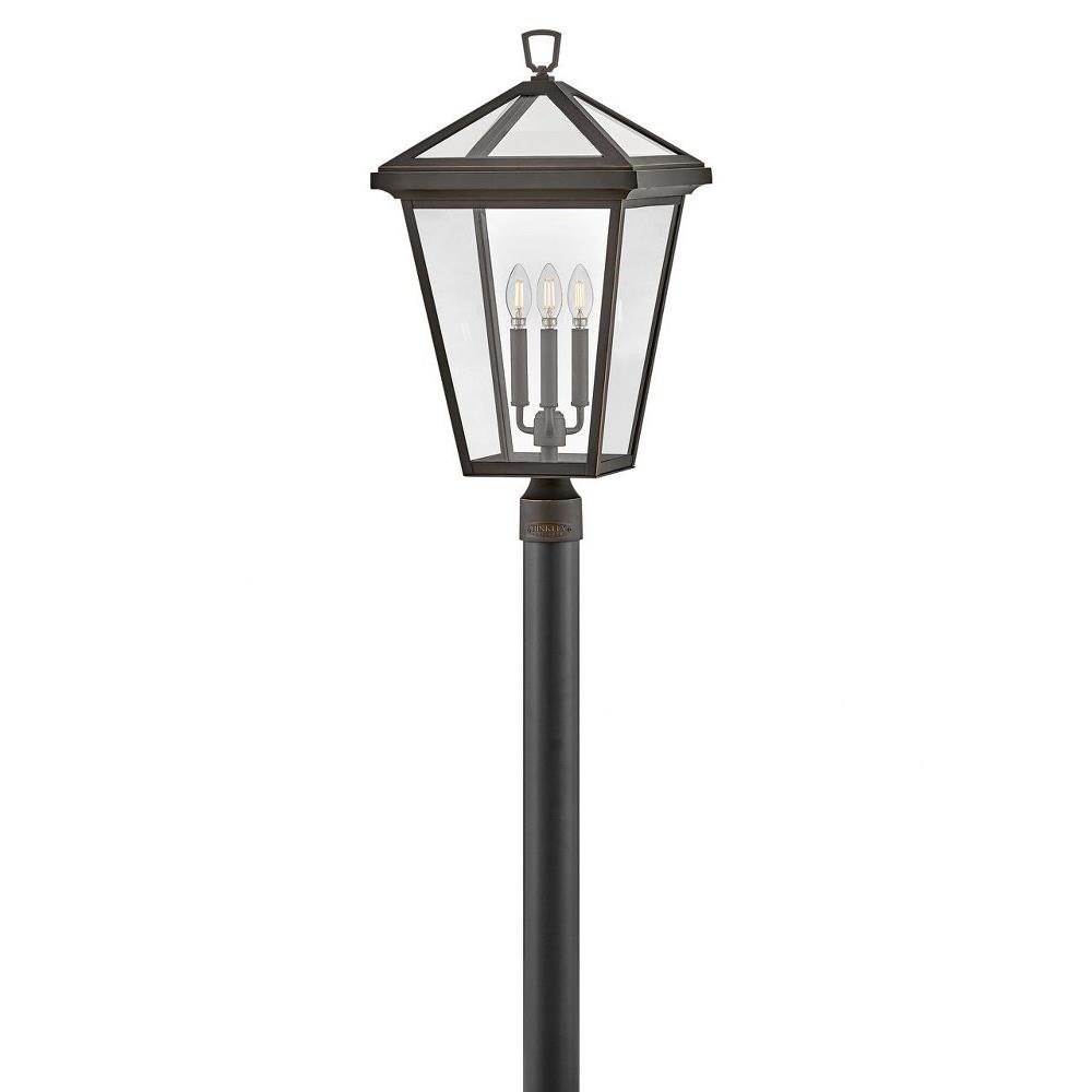 Hinkley Bromley 3-Light Outdoor Light In Museum Black