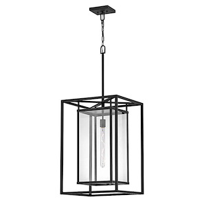 Max - 6W 1 LED Outdoor Hanging Lantern In Transitional Style-40.75 Inches Tall and 16.5 Inches Wide - 1154220