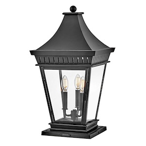 Chapel Hill - 15W 3 LED Outdoor Large Pier Mount Lantern-23.5 Inch Tall and 12.5 Inch Wide - 1363895