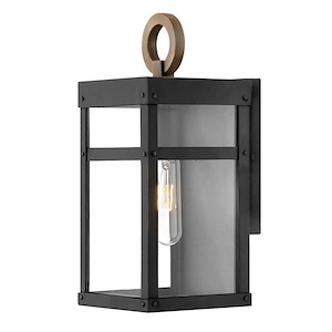 Porter - 1 Light Extra Small Outdoor Wall Lantern in Transitional Style - 5.5 Inches Wide by 13 Inches High