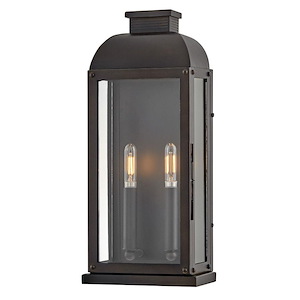 Tiverton - 10W 2 LED Mediuml Outdoor Wall Lantern In Traditional Style-17 Inches Tall and 7.5 Inches Wide - 1320105