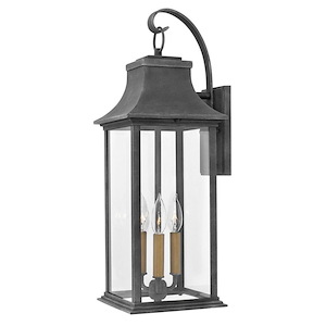 Adair - 3 Light Large Outdoor Wall Mount in Traditional Style - 8.5 Inches Wide by 24.5 Inches High - 1024354