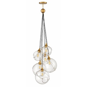 Skye - 6 Light Multi-Tier Chandelier in Modern-Bohemian Style - 24 Inches Wide by 58 Inches High - 1032993