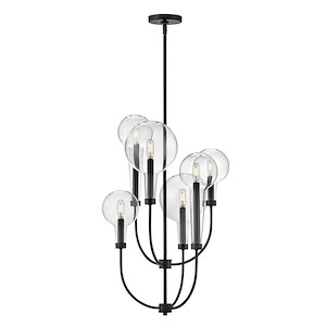 Alchemy - 30W 6 LED Medium Chandelier In Industrial Style-27.75 Inches Tall and 20 Inches Wide - 1278190