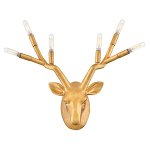 Stag - 5W 6 LED Wall Sconce-16.25 Inch Tall and 17.75 Inch Wide - 1396892