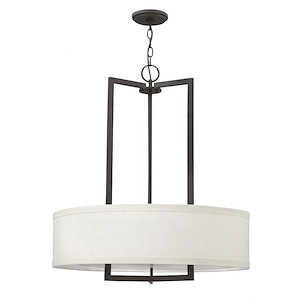 Hampton - 3 Light Medium Drum Chandelier in Transitional Style - 26 Inches Wide by 30.25 Inches High - 759256