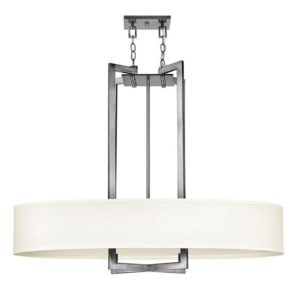 Oval deals drum chandelier