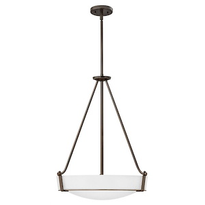 Hathaway - 4 Light Medium Pendant in Transitional Style - 20.75 Inches Wide by 26.5 Inches High - 759271