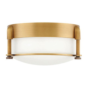 Colbin - 16W LED Small Flush Mount in Transitional Style - 7 Inches Wide by 3.25 Inches High