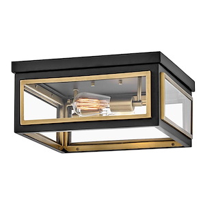 Shaw - 20W 2 LED Medium Flush Mount In Traditional Style-6.5 Inches Tall and 14 Inches Wide - 1278108