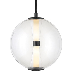 Elin - 14W LED Medium Globe Pendant-15.5 Inches Tall and 14 Inches Wide - 1338738