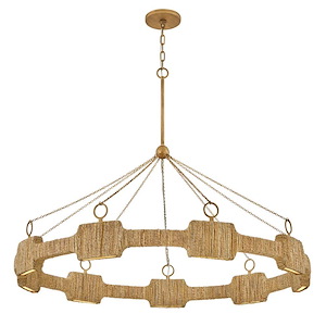 Raffi - 33 LED Large Chandelier In Modern Style-38.5 Inches Tall and 48 Inches Wide - 1295916