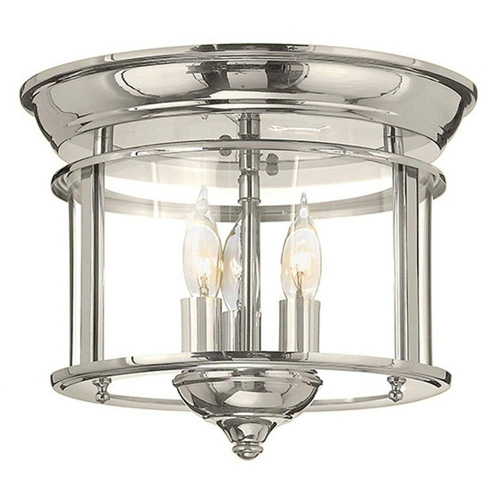 Gentry - 3 Light Medium Flush Mount in Traditional Style - 11.5 Inches Wide by 9.5 Inches High