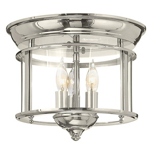 Gentry - 3 Light Medium Flush Mount in Traditional Style - 11.5 Inches Wide by 9.5 Inches High - 759319