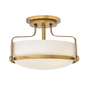 Harper - 3 Light Medium Semi-Flush Mount in Transitional Style - 14.5 Inches Wide by 10 Inches High - 729306