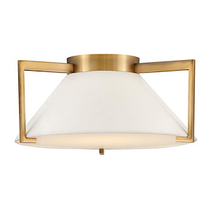 Calla - 16W LED Medium Flush Mount in Transitional Style - 15.75 Inches Wide by 6.75 Inches High - 820147