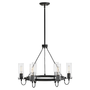 Ryden - 42W 6 LED Medium Chandelier In Traditional Style-22.25 Inches Tall and 28 Inches Wide - 1320108