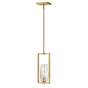 Ana - 1 Light Small Pendant In Modern and Glam Style-14 Inches Tall and 6.5 Inches Wide - 1094215
