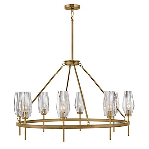 Ana - 8 Light Large Chandelier in Modern-Glam Style - 36 Inches Wide by 24.75 Inches High - 1053889