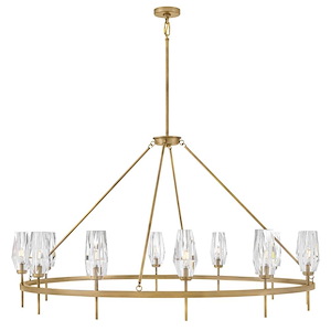 Ana - 60W 12 LED Extra Large Chandelier-32.25 Inches Tall and 58 Inches Wide - 1338741